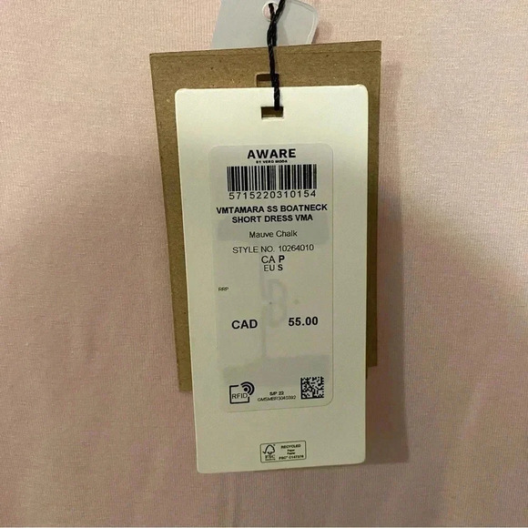 Vero  Moda AWARE | TAMARA BOATNECK MINI DRESS - Picture 7 of 9